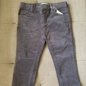 Skinny corduroy w/ diamond burst